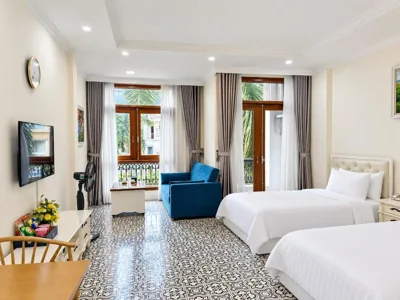 Deluxe Twin Room — Luxe Paradise Suites Hotel Dich Vong Hau